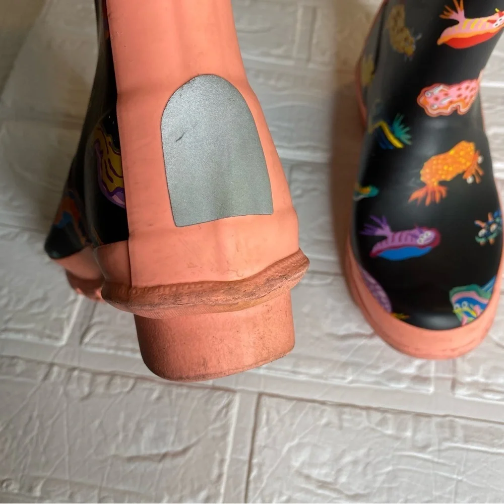 Hunter Kids' Original Sea Monster Rain Boots Size US 2B/3G